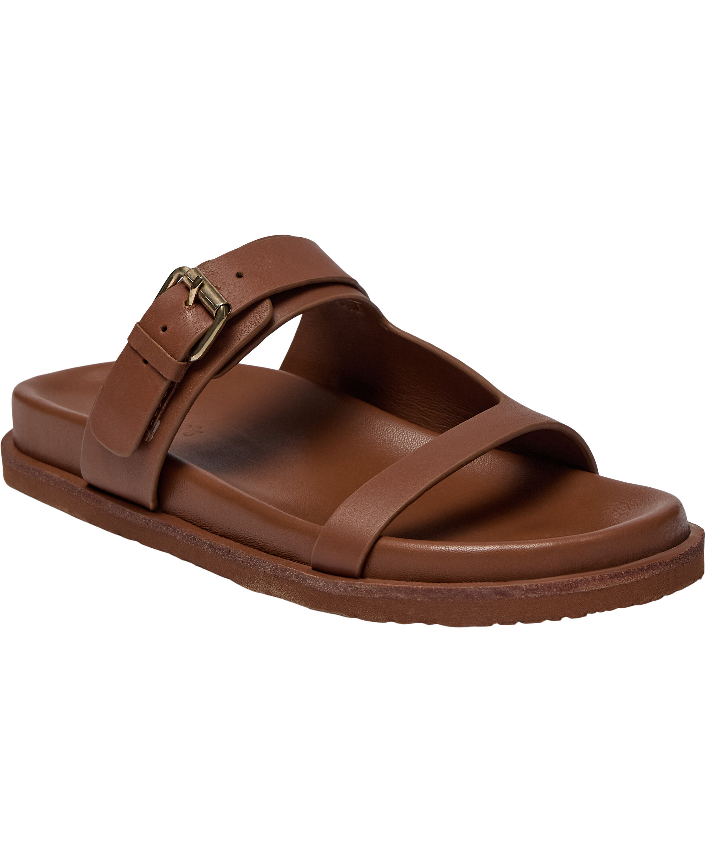 MARINA - ADJUSTABLE 2 STRAP LEATHER SANDAL