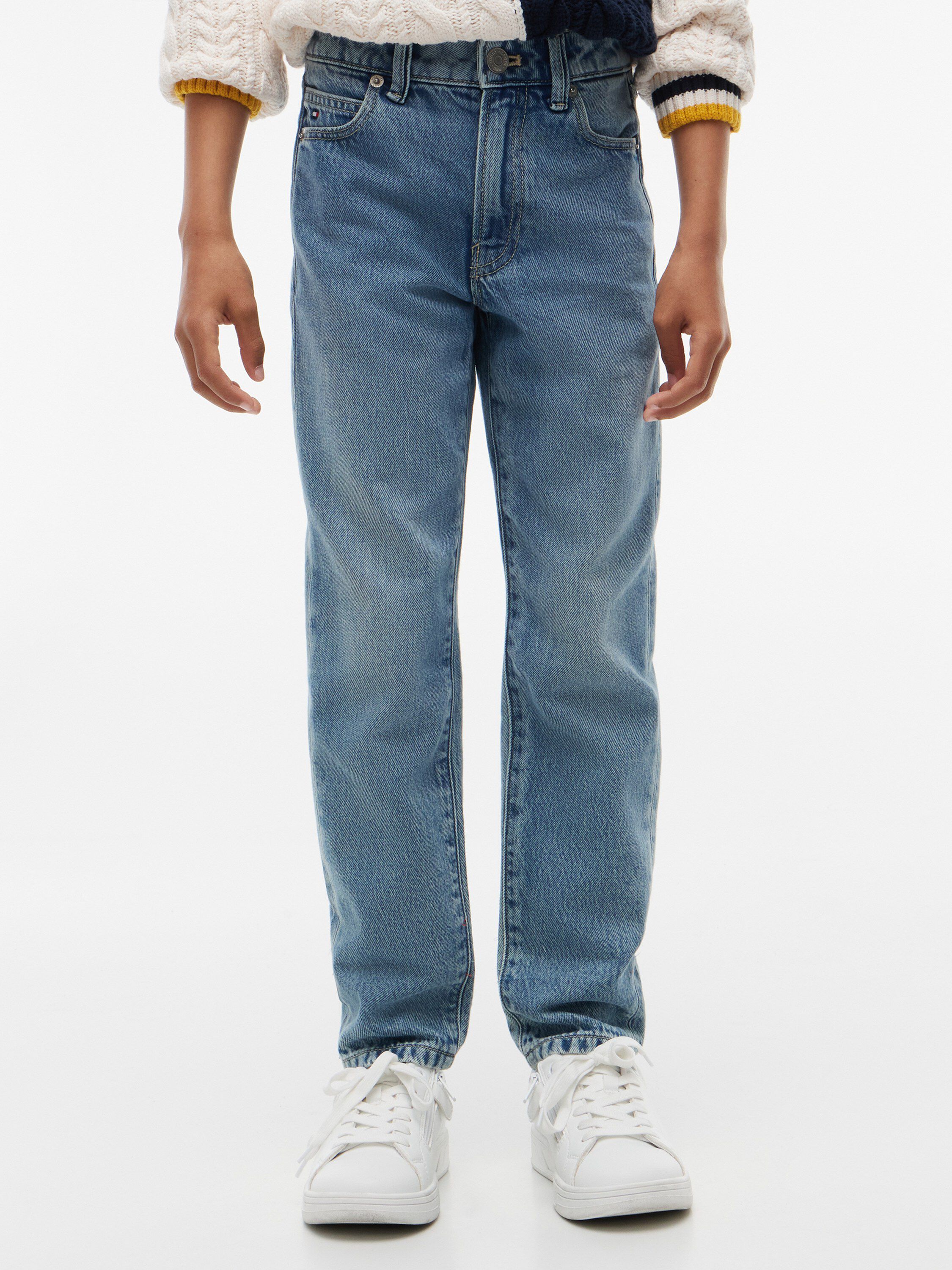 Faded Straight Jeans