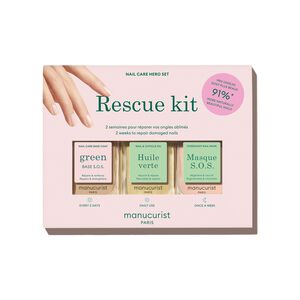KIT Rescue Kit - SOS Base Coat + SOS Mask + Huile Verte