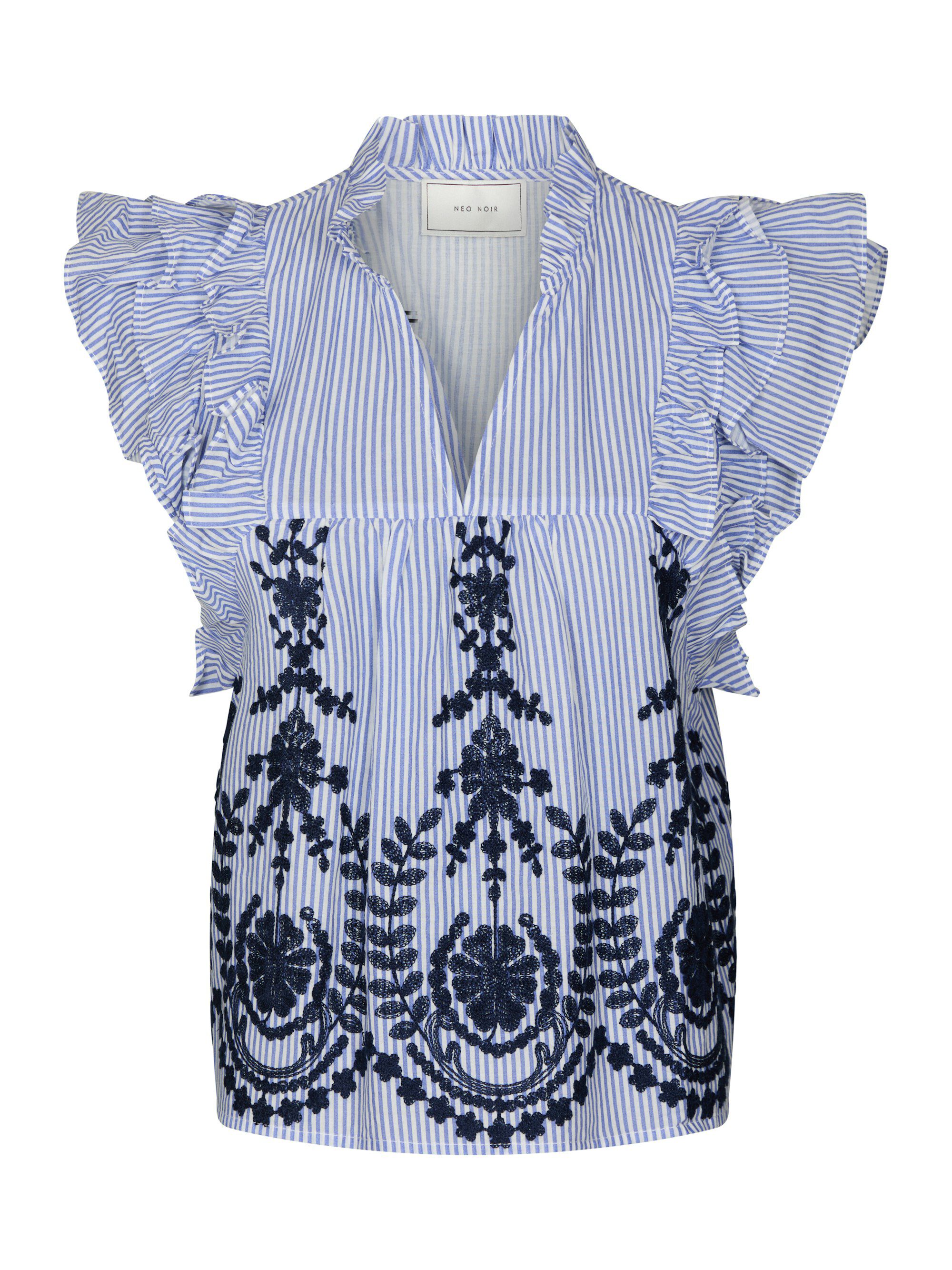 Jayla Stripe Embroidery Top