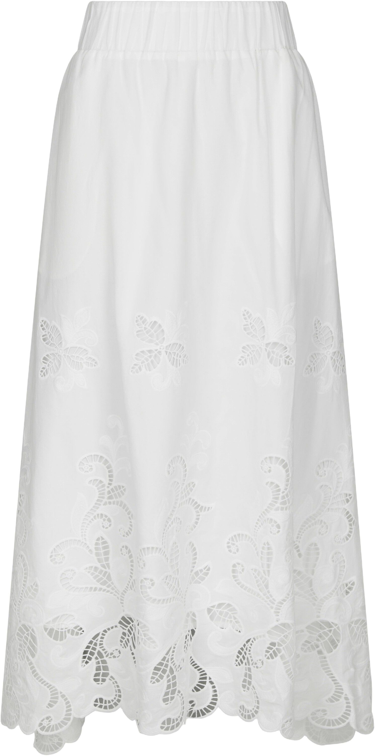 Yara Long Emb Skirt
