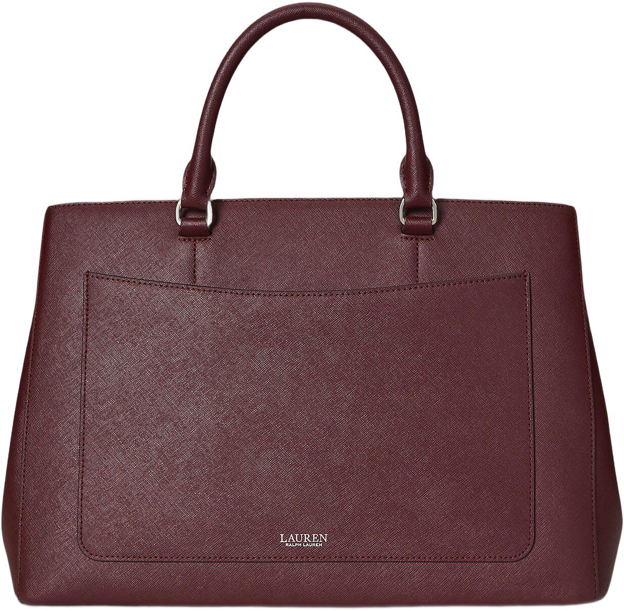 Crosshatch Leather Large Hanna Satchel