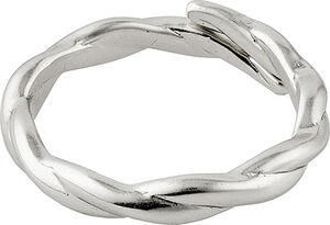 LULU twirl stack ring silver-plated