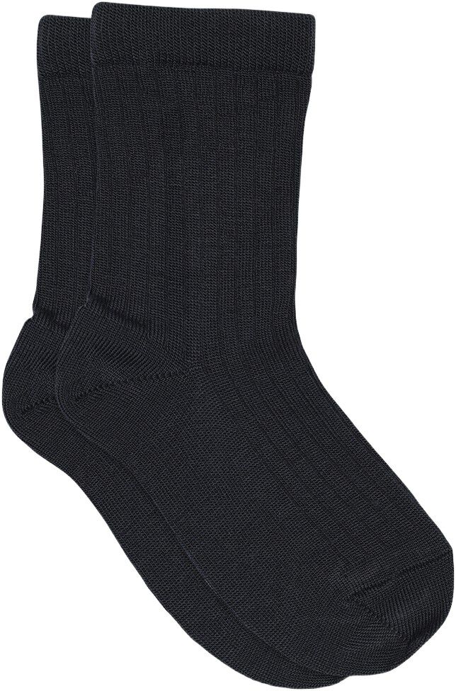Wool rib socks