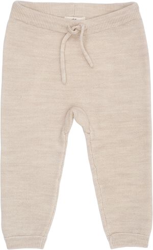 MERINO BABY LEGGINGS IN GARTER STITCH