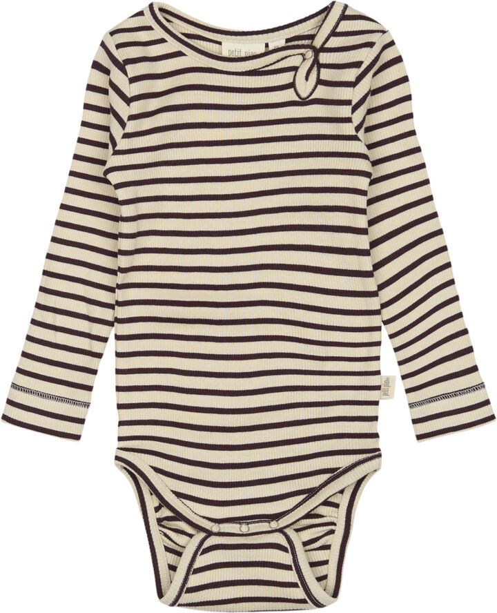 Body L/S Modal Striped