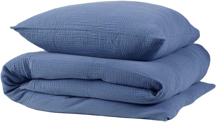 Stonewashed muslin sengesæt Infinity
