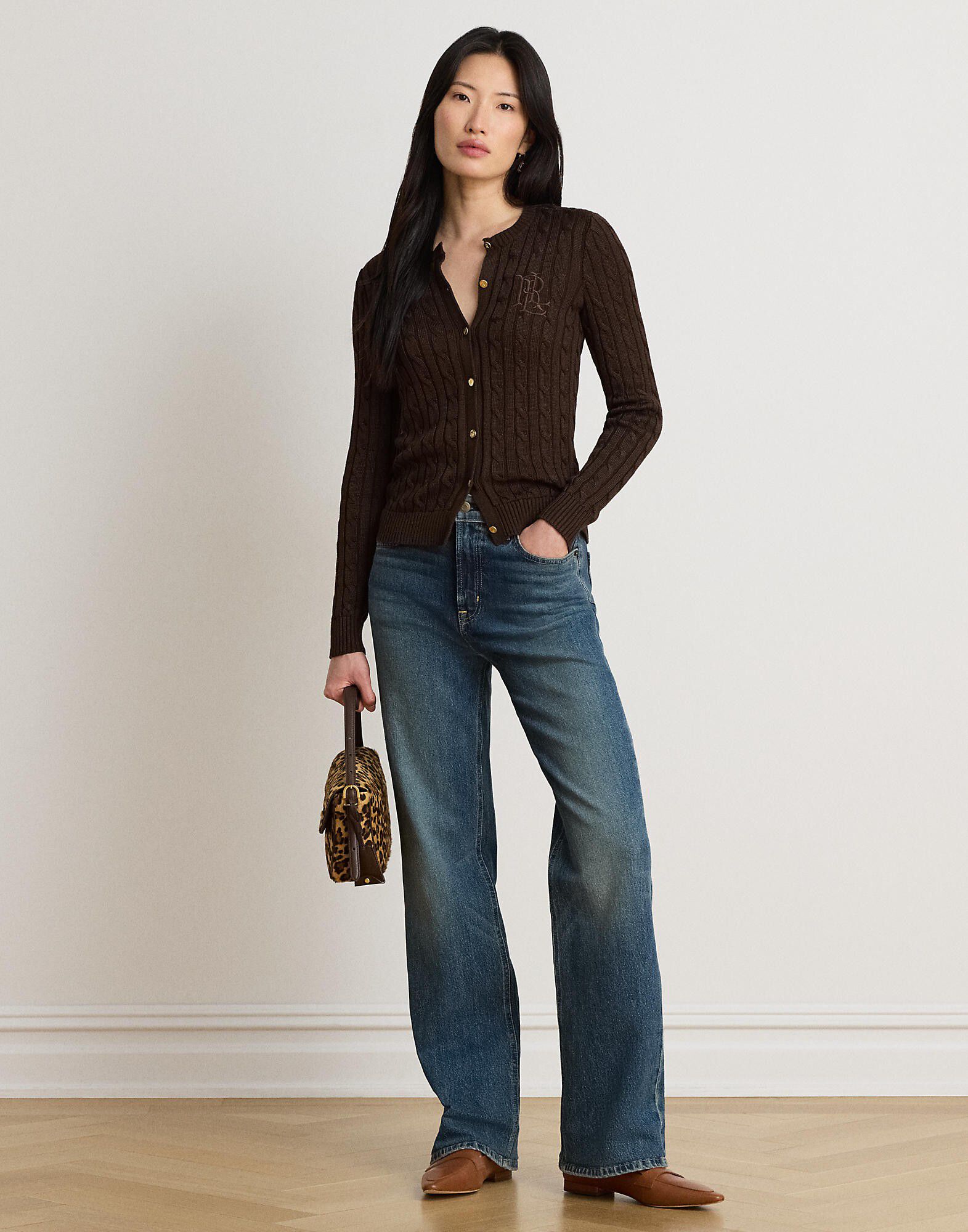 BR RAYON PLTD CTN-SWEATER-CARDIGAN