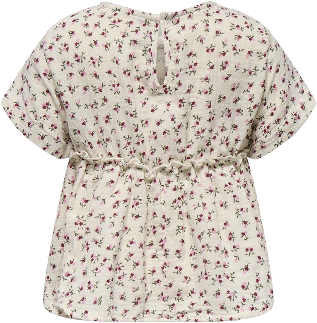 Kmgthyra Life S/S Top Wvn Noos