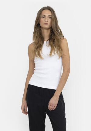 ESBlossom Racerback Rib Tank - GOTS