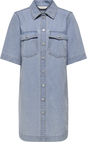 ONLBELLE S/S BUTTON DRESS DNM GUA