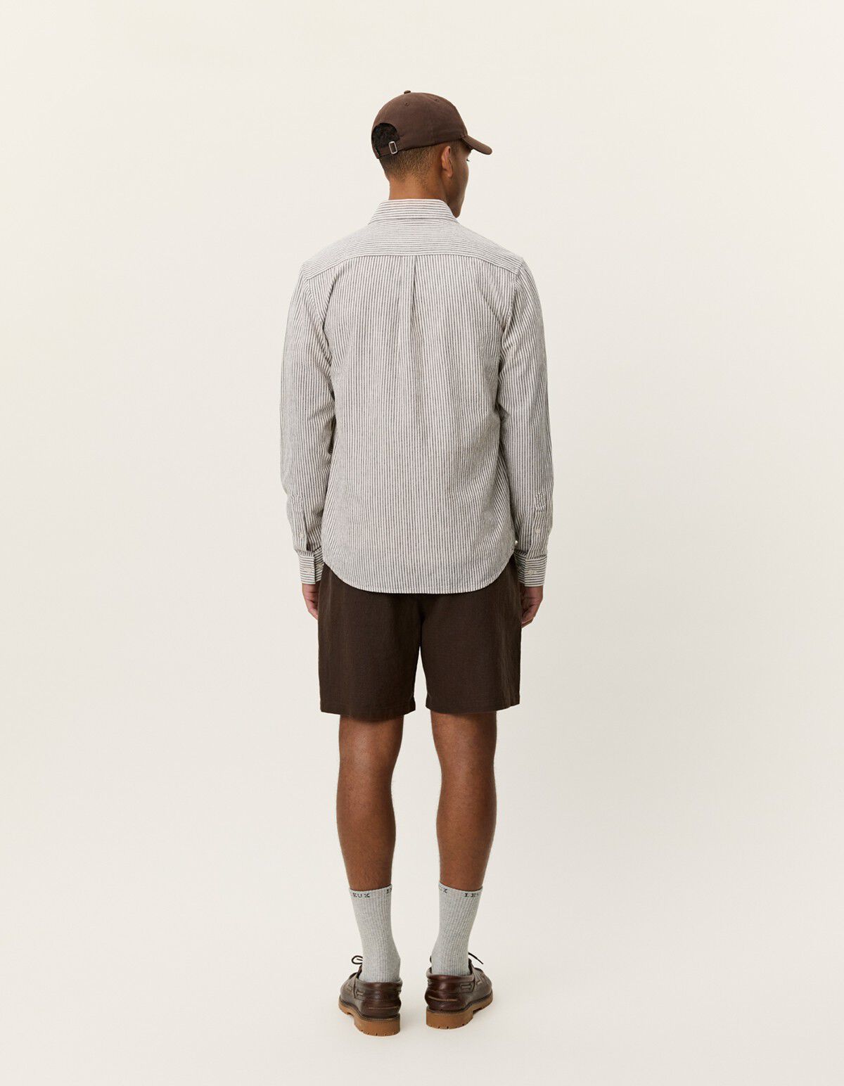 Konrad Stripe Cotton Linen Shirt