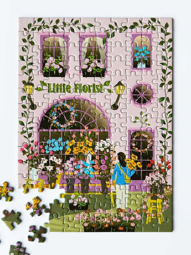LITTLE FLORIST - puslespil med 150 brikker