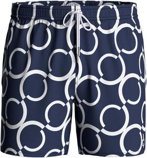 Geometric Print Swim Shorts