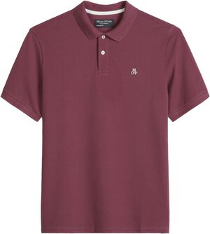 Polo shirt, short sleeve, button pl