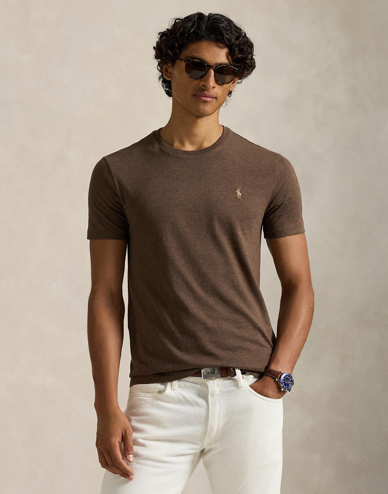 Custom Slim Fit Jersey Crewneck T-Shirt