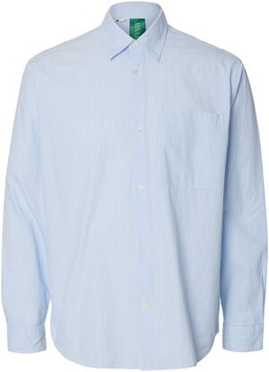 ANRASLUND SEERSUCKER MIX LS SHIRT