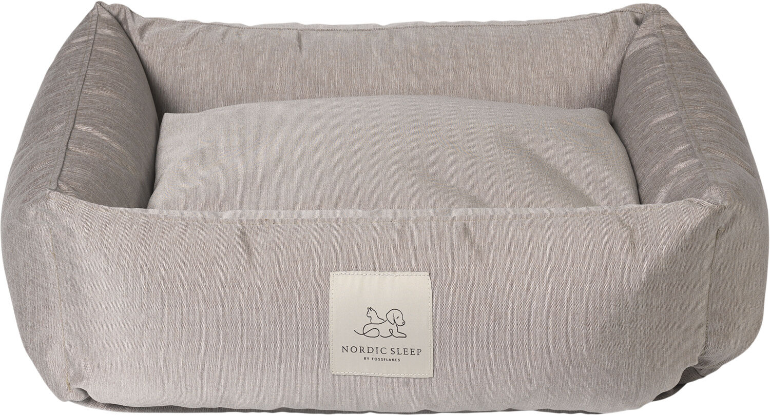 Fossflakes Dog bed Soft Grey