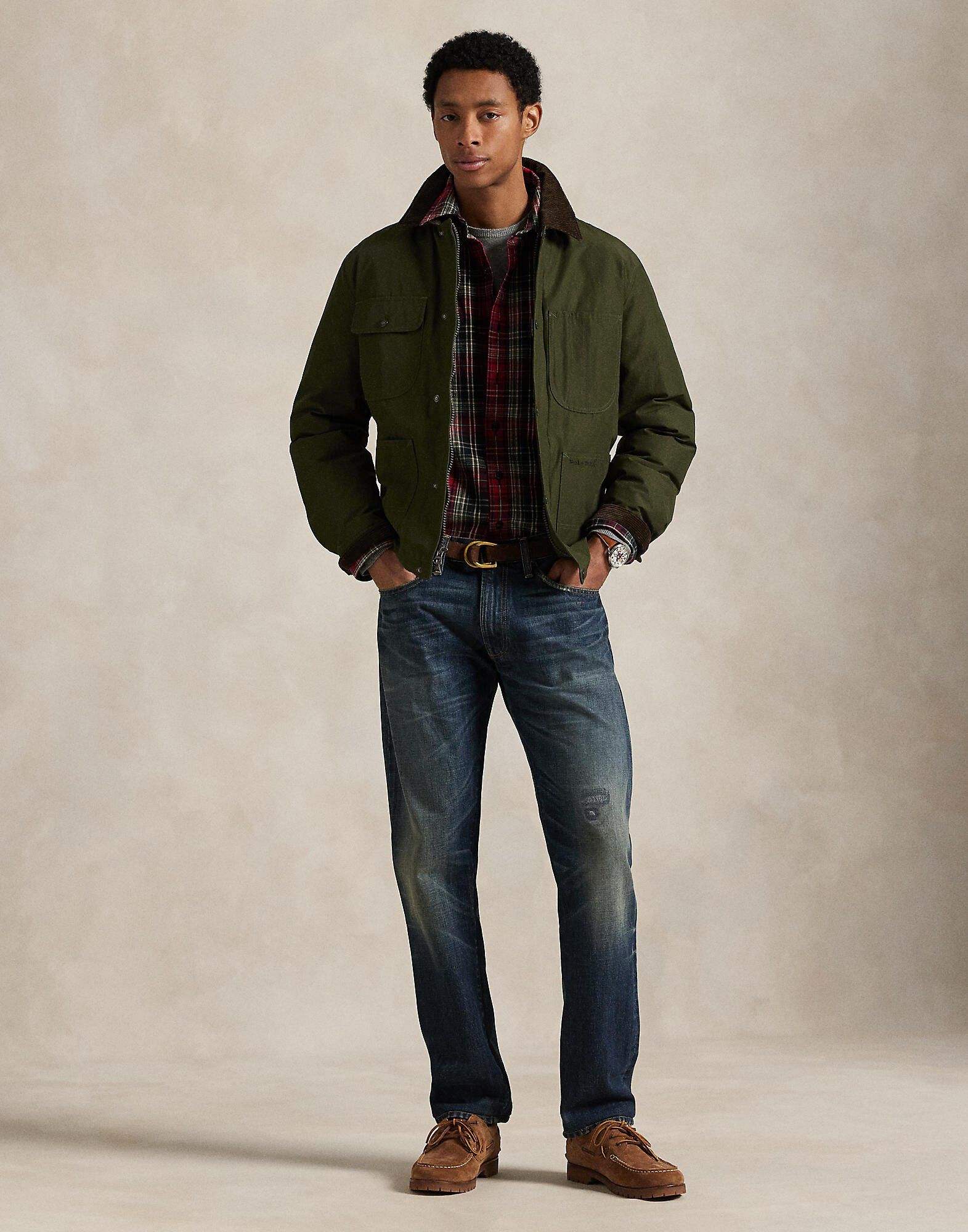 Classic Fit Plaid Oxford Workshirt