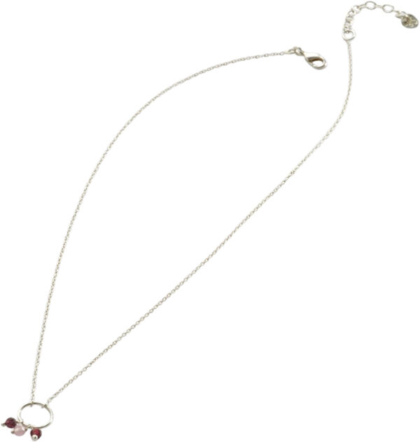 Sentiment Garnet Rose Quartz Necklace SP
