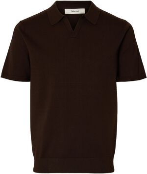 SLHTELLER SS KNIT POLO NOOS