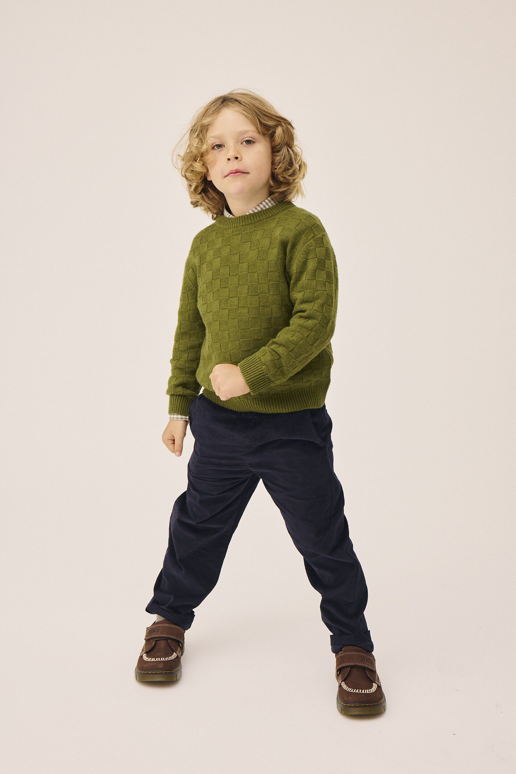 Strikka 8 RWS wool & GCS cashmere pullover (texture)