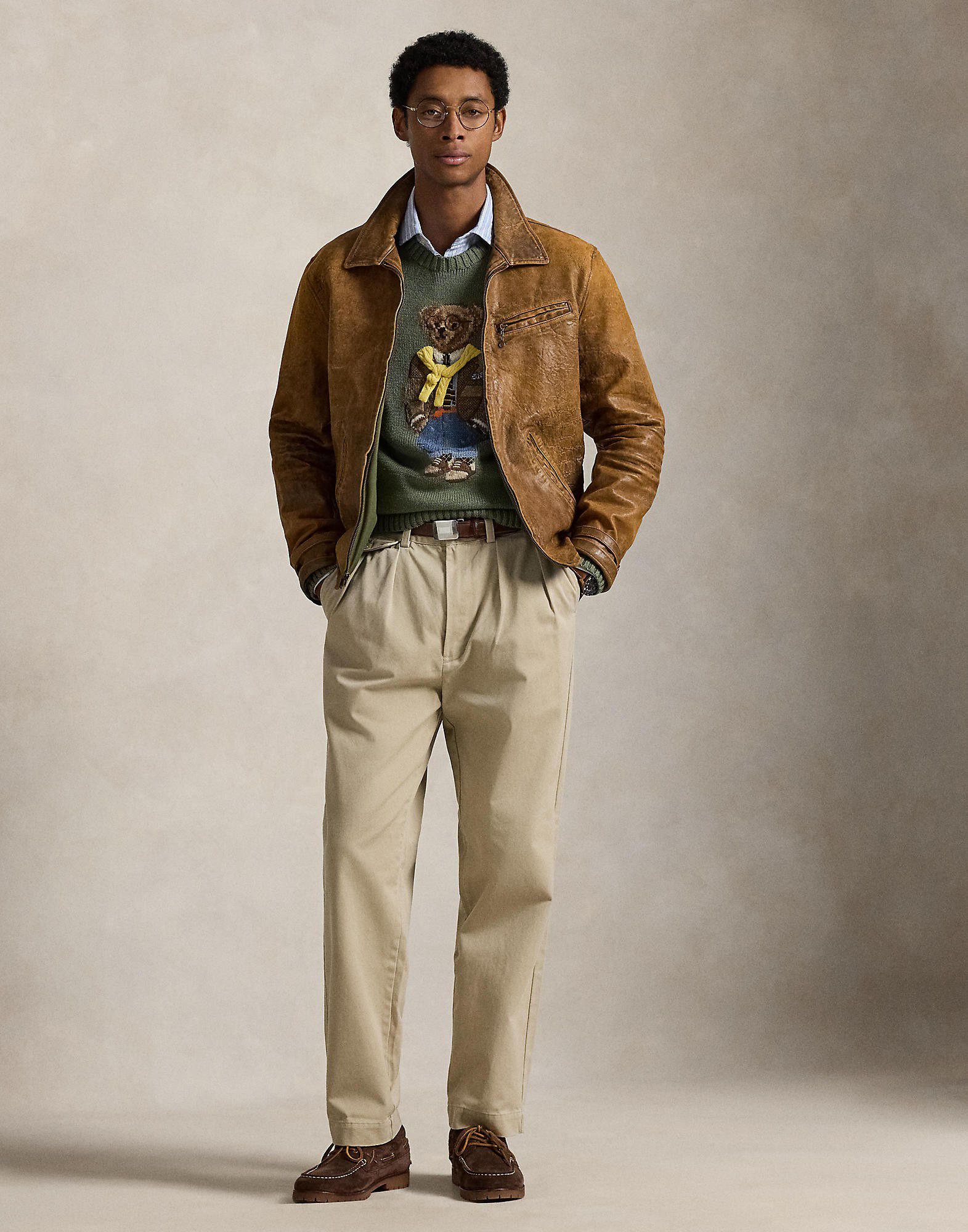 Whitman Relaxed Fit Pleated Chino Pant