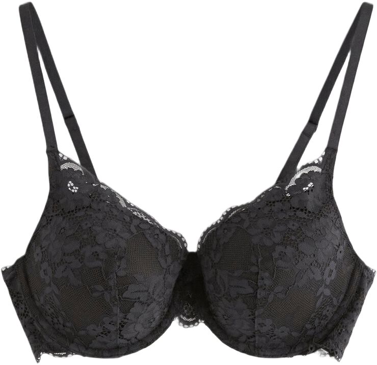 Lilja t-skjorte-BH med blonder