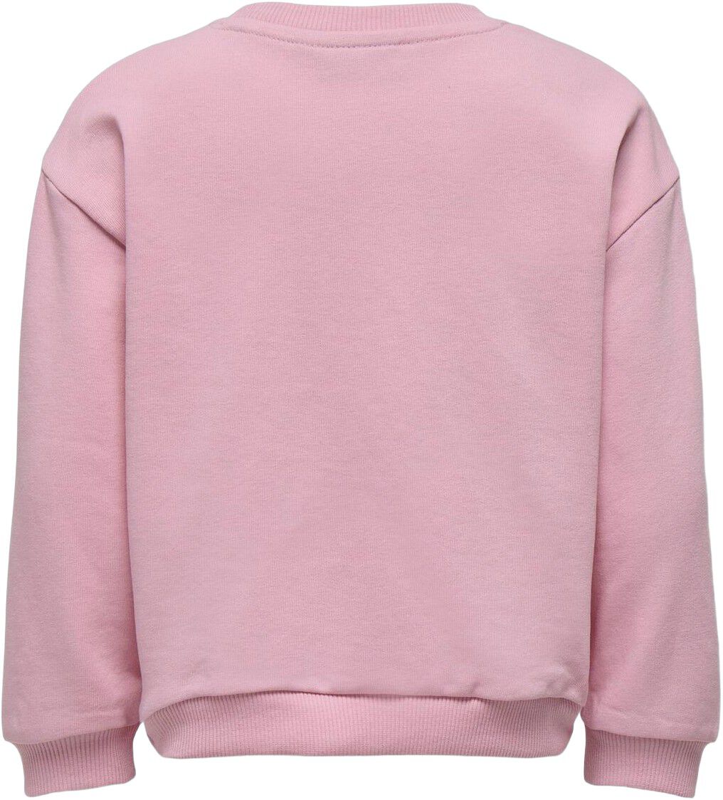 Kmgsina Ls Loose Printed O-Neck Ub Swt