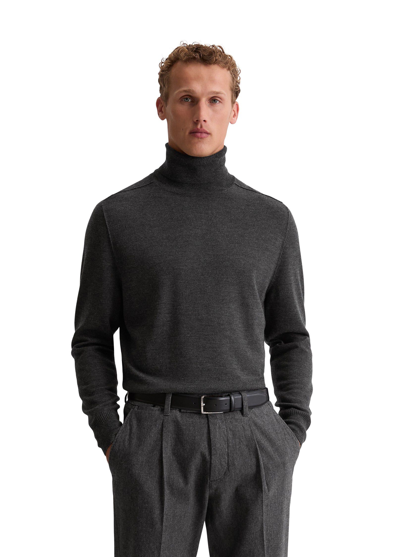 Turtleneck in pure merino