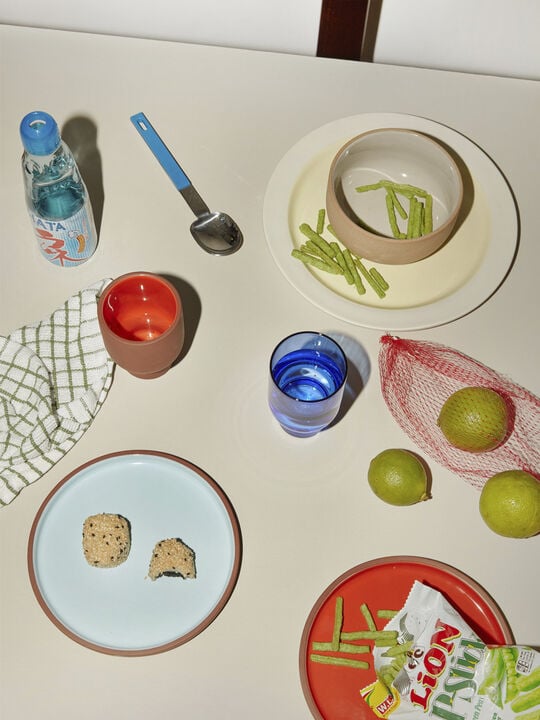 WATER GLASS, 2 PCS, TALL, BLUE, 65110B