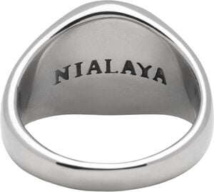 Men's Stainless Steel Crest Ring