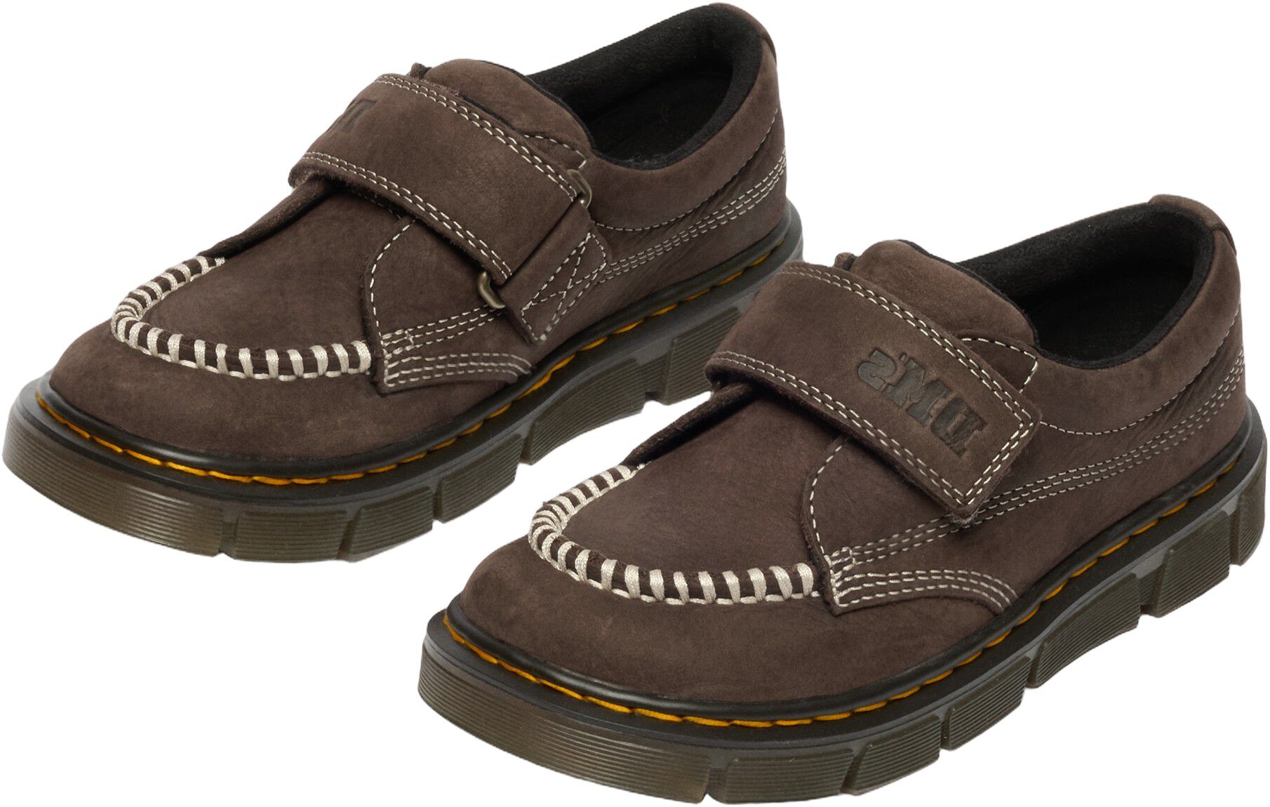 Raffe Mocc Shoe J Dark Brown Tumbled Nubuck