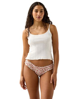 Truse med lav midje og b&oslash;lgete, ela