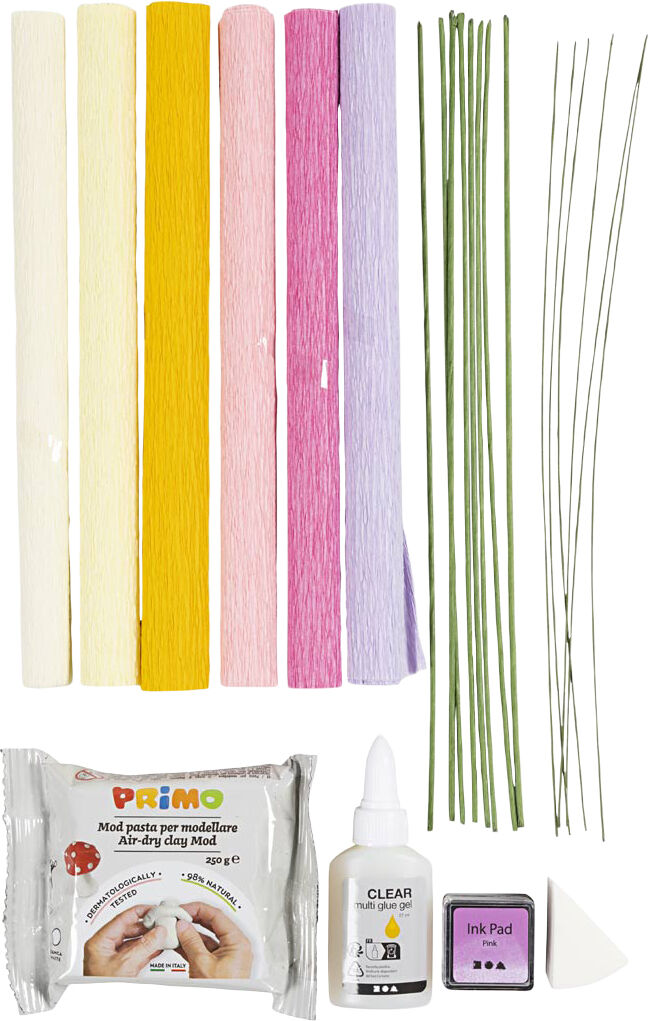 DIY Kit Crepepapir, Blomst
