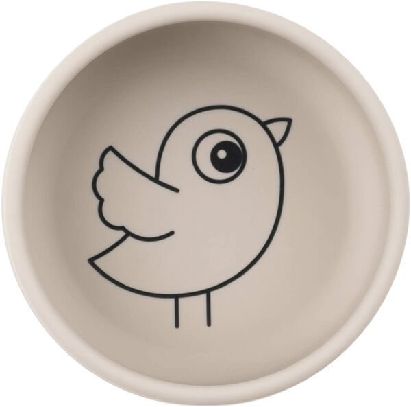 Silikone første spisesæt Birdee Sand