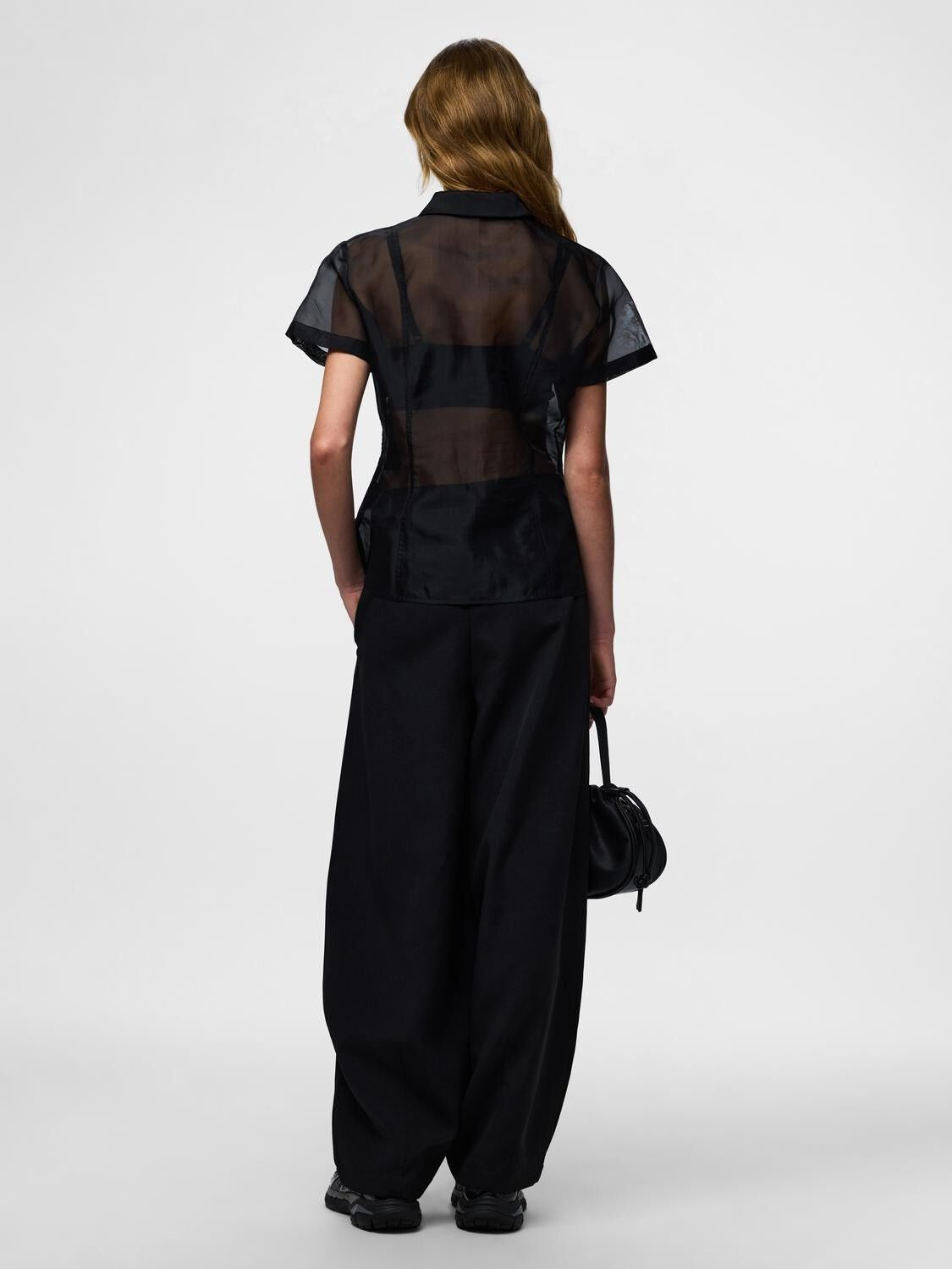 PCNULLE 2/4 FITTED SHIRT WVN D2D