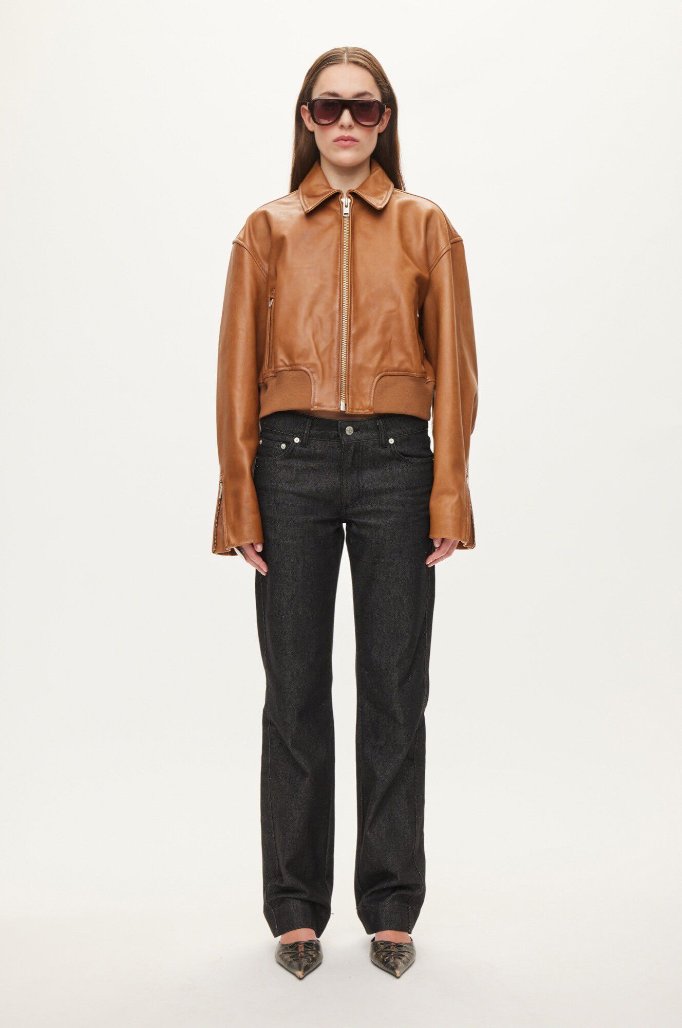 Marilyn Leather bomber