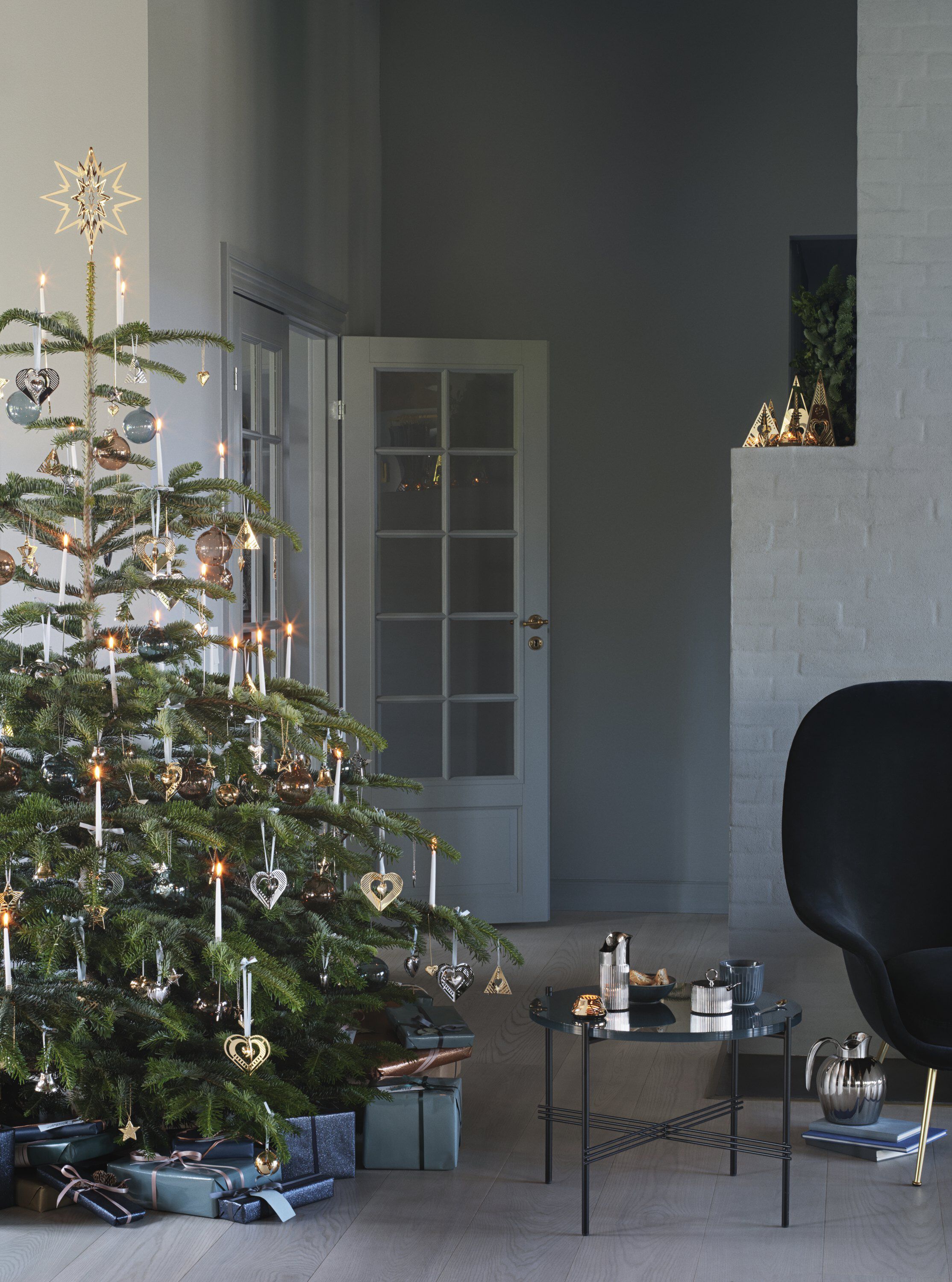 CC 2025 ORNAMENT CORNET 18KT GOLD PLATED ZINC ALLOY