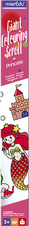 mierEdu - Kæmpebanner til farvelægning - Prinsesser