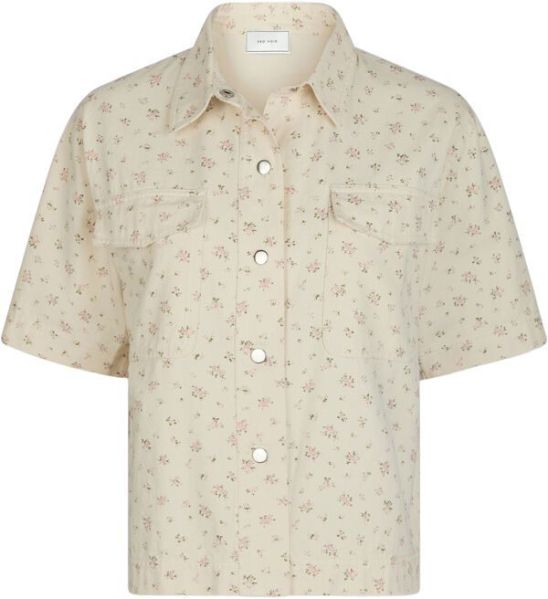 Tiki Floral Denim Shirt