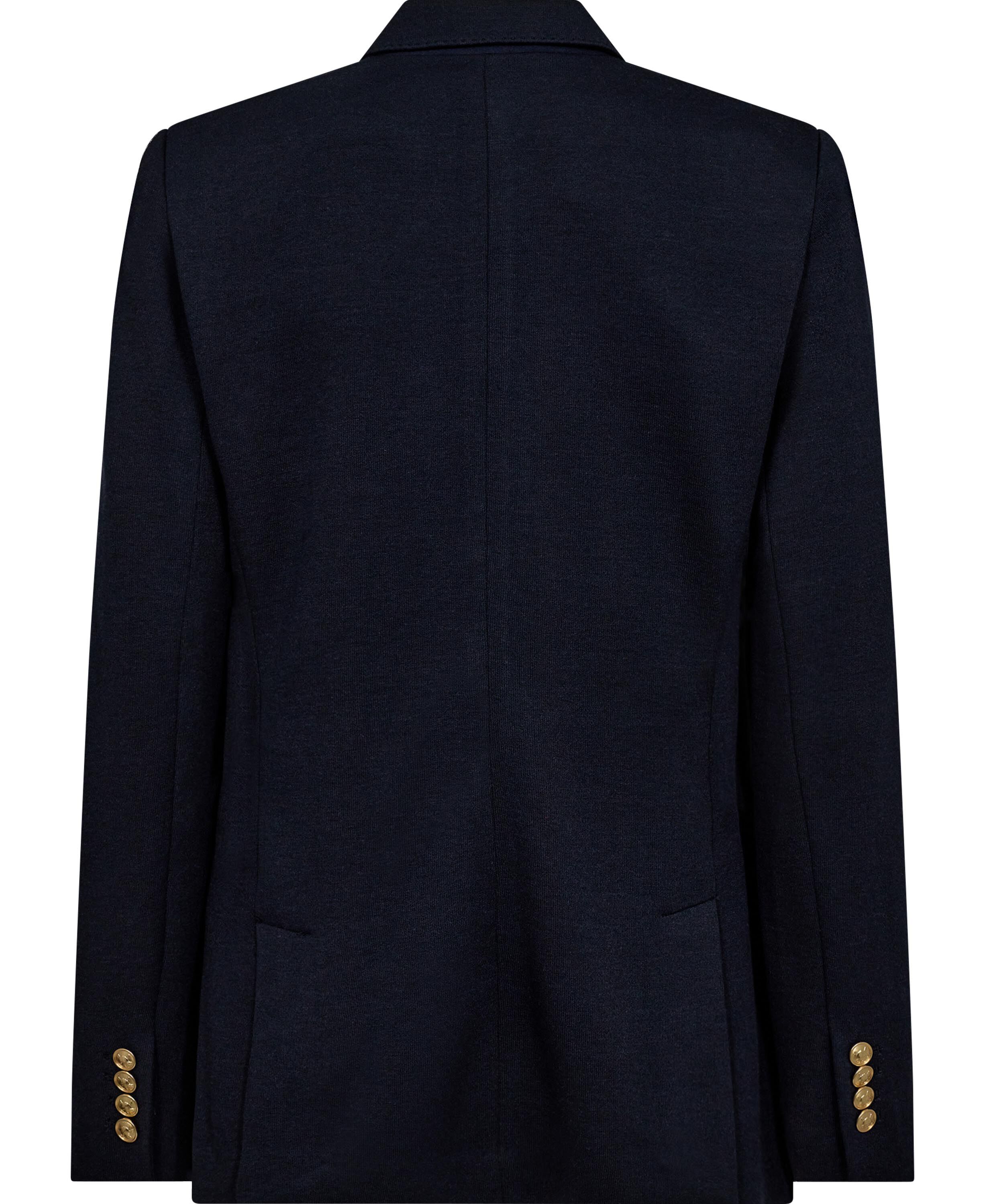 Knit Double-Breasted Blazer