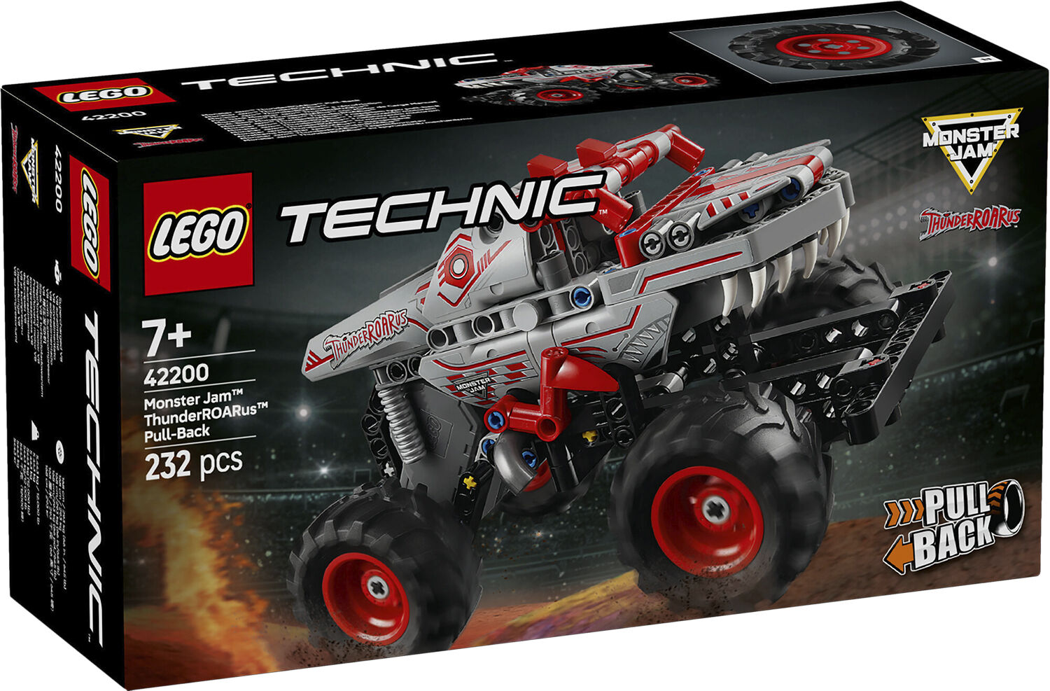 Monster Jam ThunderROARus pull-back 42200