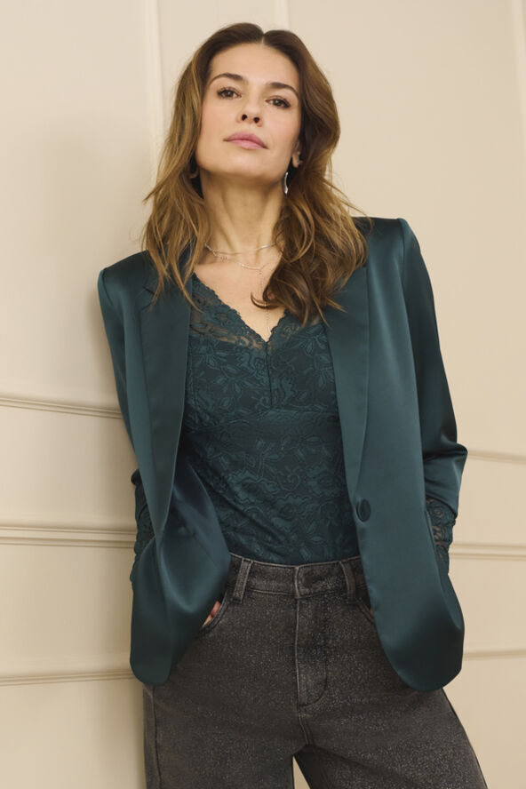 CRCocamia LS Sateen Blazer