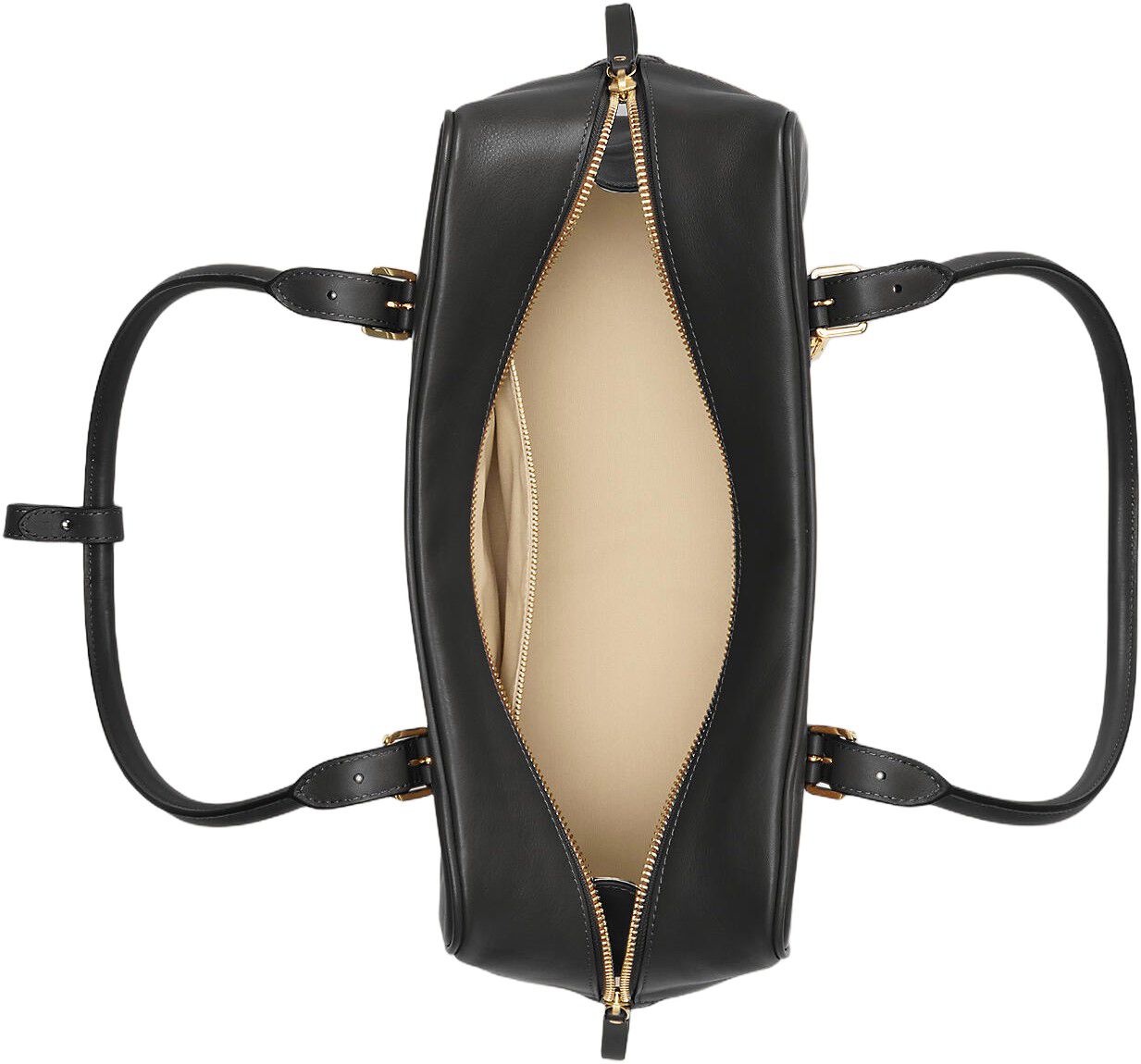 Leather Large Marcy Zip Satchel