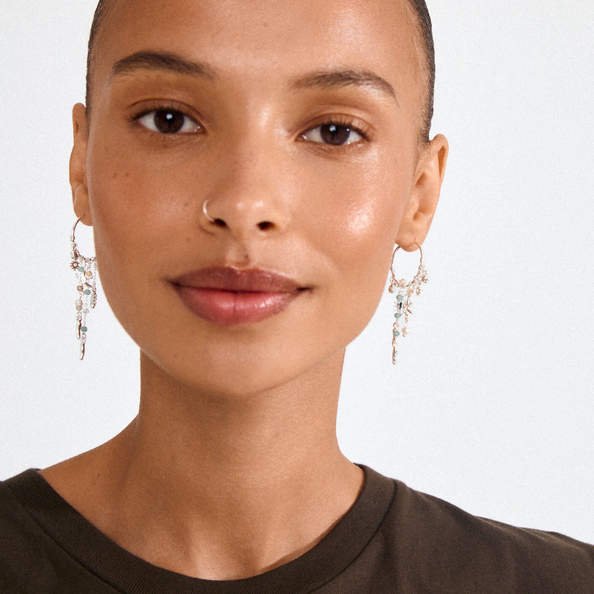 PRISM hoop earrings silver-plated