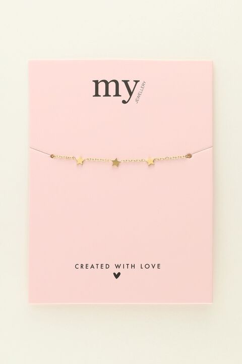 Graduation bracelet three stars