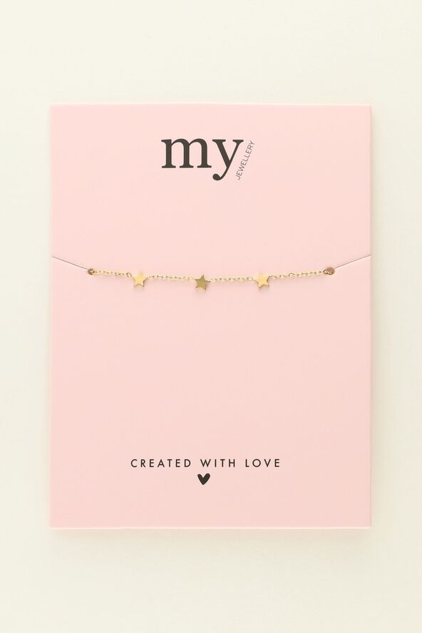 Graduation bracelet three stars