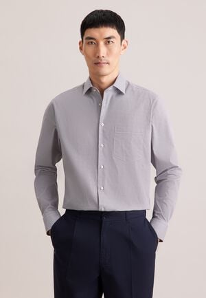 Business shirt Regular 1/1 Kent-Collar Print