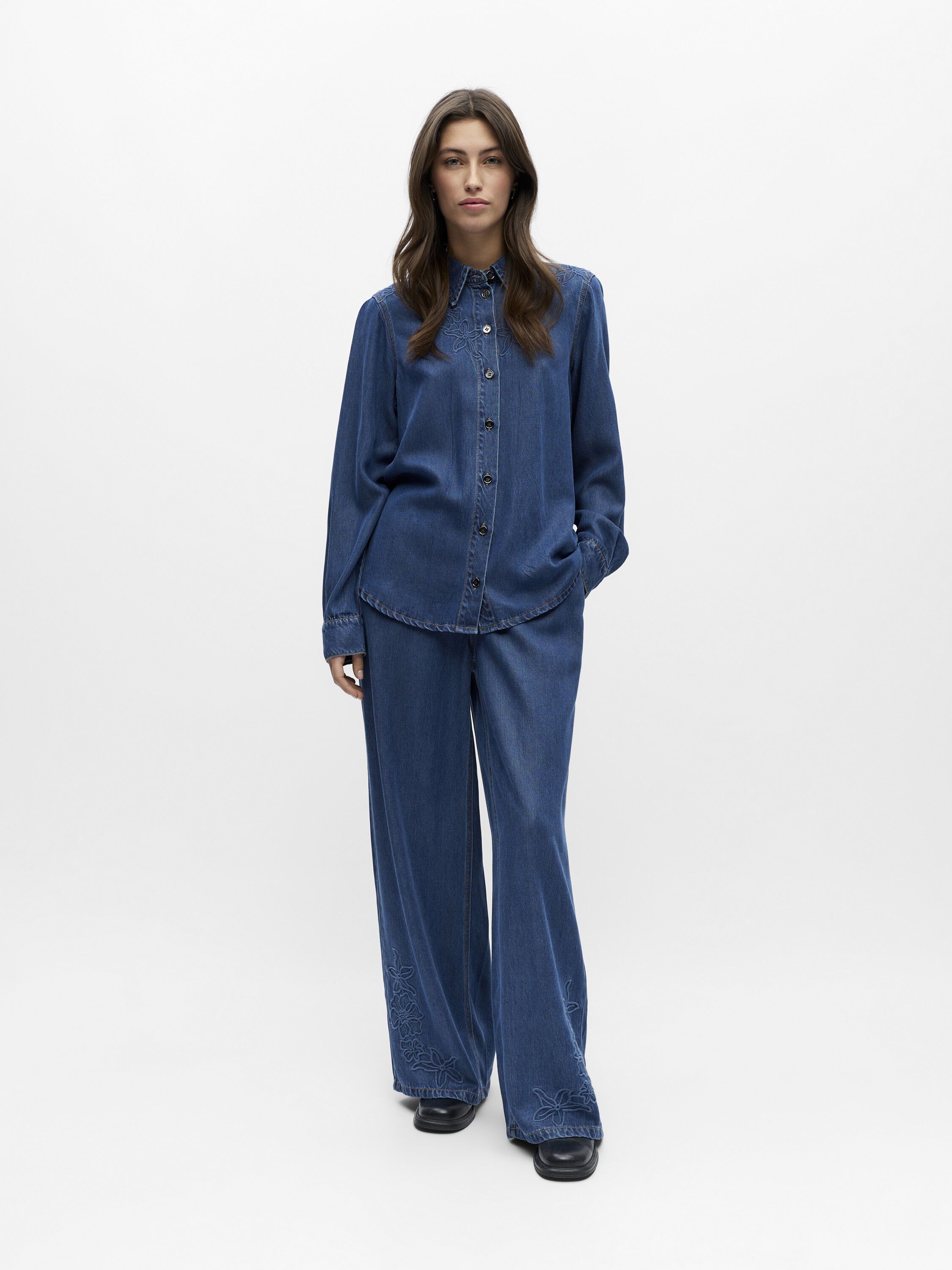 OBJFRAME DECO L/S LO SHIRT E PS 26